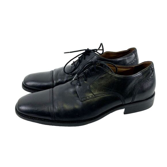 BOGO Johnston Murphy Knowland Cap Toe Oxford Black Leather Lace Up Shoe Men 11.5 main image 9